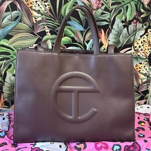 Brown medium Telfar shoulder bag